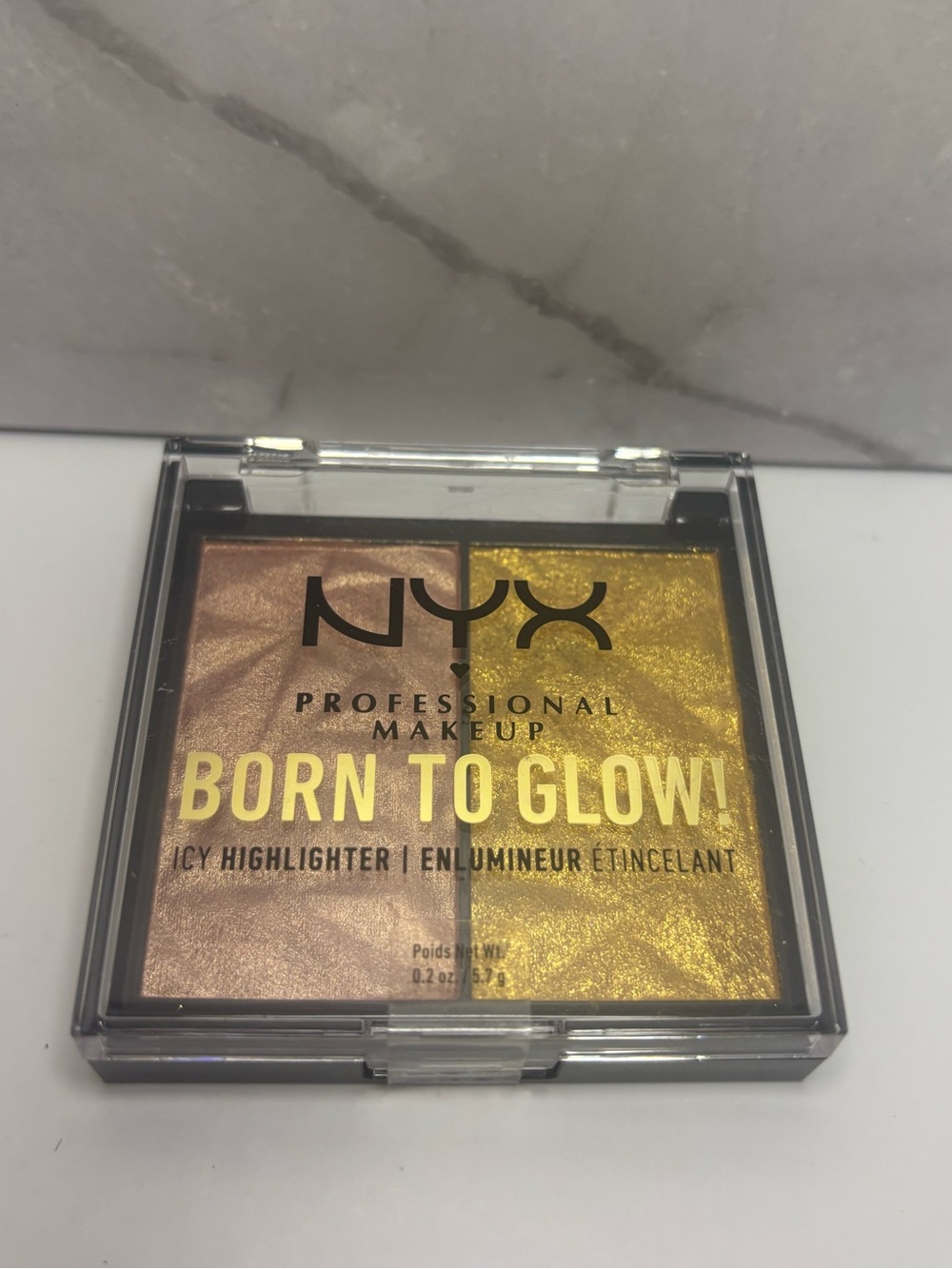 New/Sealed NYX Professional Makeup Born to Glow! Icy Highlighter Duo - Picture 4 of 4